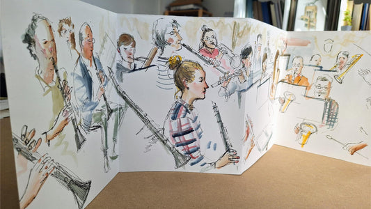 Pliego original Ensayo banda de musica