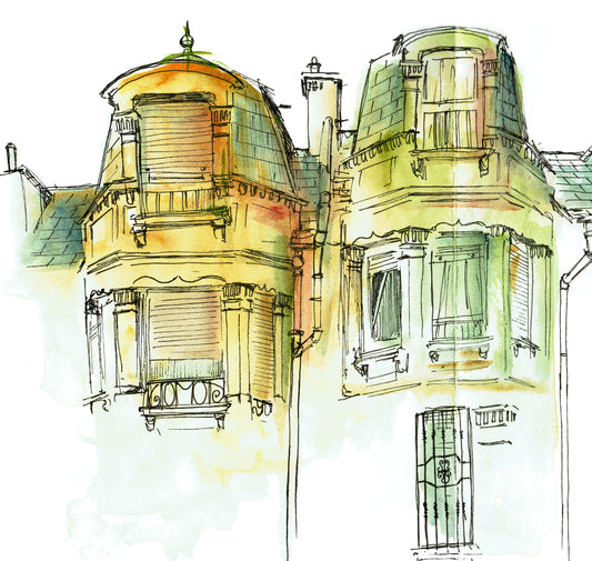 Casas inglesas de Irala (Bilbao) | Print