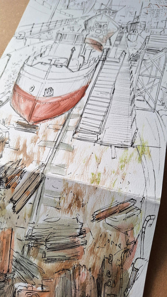 Pliego original Muelle Ramón de la Sota, Bilbao